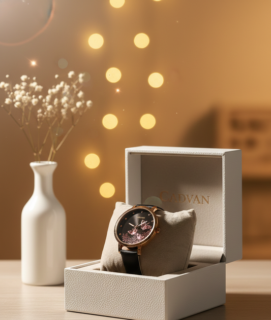 Men's/Unisex Rose Gold Case Black Rubber Strap Chronograph Style Watch