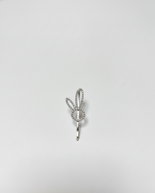 Decorative Pave Crystal Star Design Hair Pin | Elegant Formal Hair Accessory