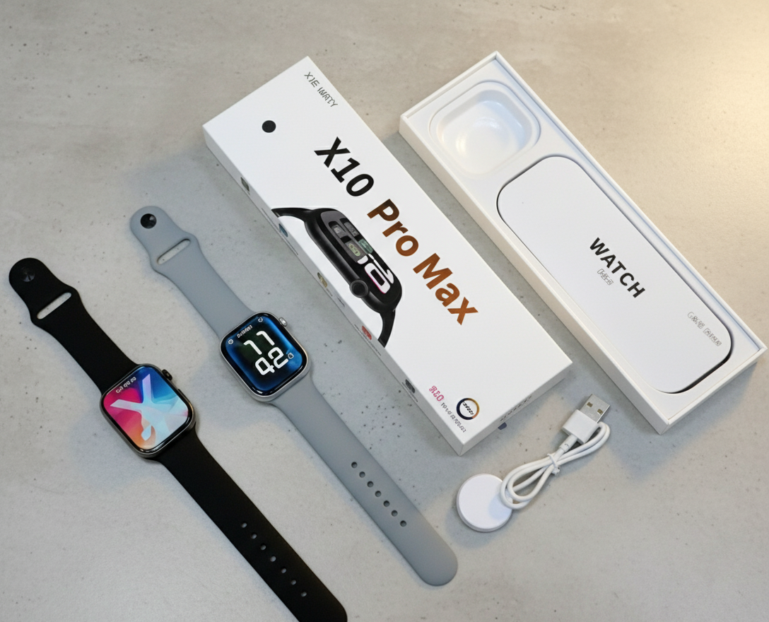 X10 Pro Max Smartwatch – Waterproof Multi-Sport Fitness Tracking Watch