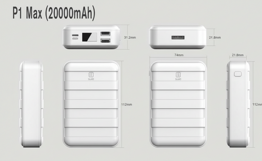 20000mah Power Bank – High Capacity Portable Charger | Fast Charging USB-C