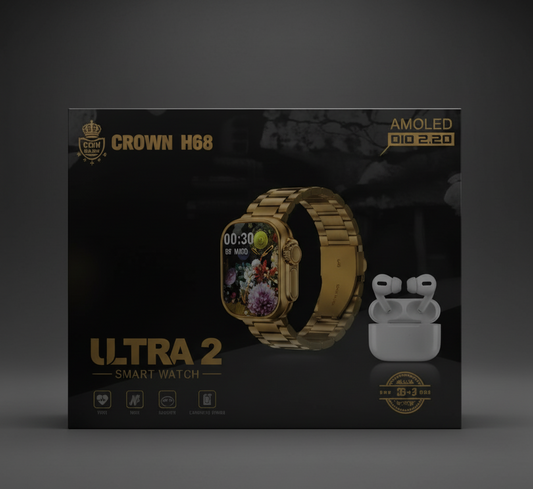 M60 Ultra 2 Smartwatch – Fitness Tracker Watch With Heart Rate Monitor & Bluetooth Calling