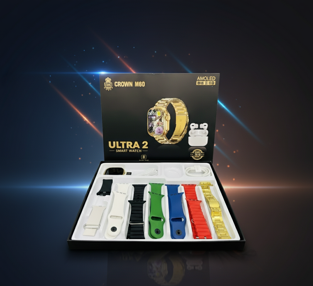 M60 Ultra 2 Smartwatch – Fitness Tracker Watch With Heart Rate Monitor & Bluetooth Calling