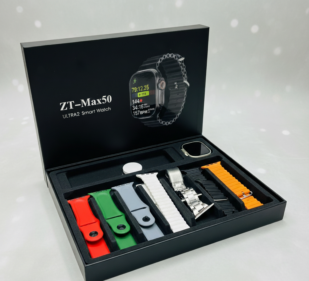 Smart Watch ZT Max 50 – Touchscreen GPS Wearable Device With Heart Rate Monitor