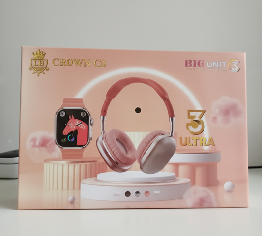 Crown C9 Smartwatch – Water Resistant Fitness Tracker With Heart Rate Monitor