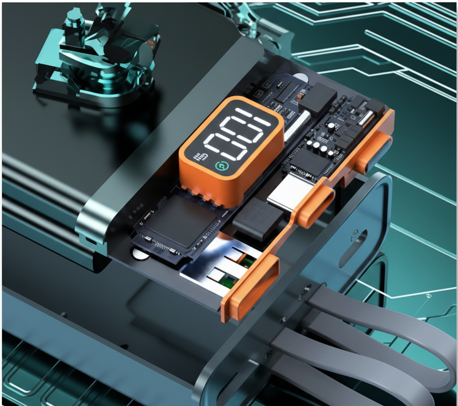 Space 20000mAh Power Bank – USB C Portable Charger | Fast Charging Bank With PD QC