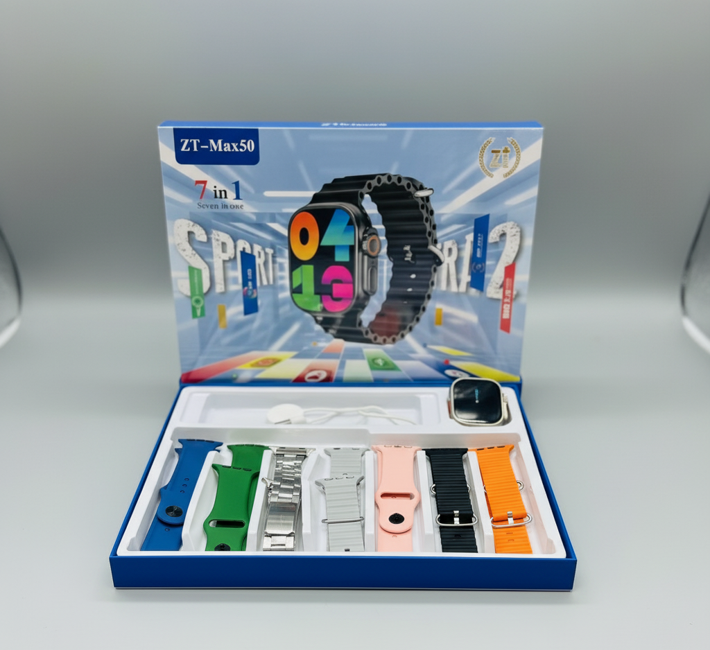 Smart Watch ZT Max 50 – Touchscreen GPS Wearable Device With Heart Rate Monitor