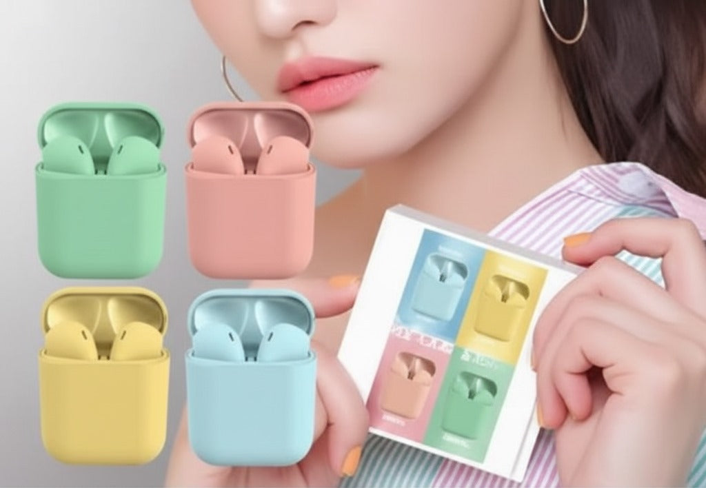 Original i12 Inpods i12 TWS Wireless Earphone for iOS, Android 11 12 Bluetooth Headphones True Wireless Earbuds 100% Premium Quality