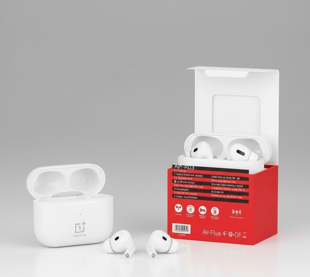 OnePlus Air R03 Wireless Bluetooth Earbuds – Active Noise Cancellation, Long Battery Life